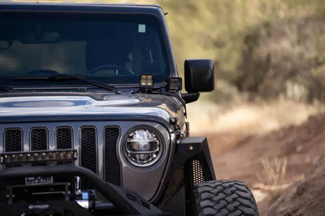 DV8 Offroad 18-22 Jeep Gladiator JT Cowl Light Bar Bracket - Truck & Automotive