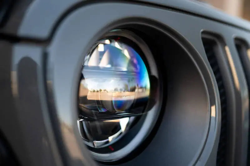 DV8 Offroad 18-22 Jeep Gladiator Wrangler LED Projector Headlights - Truck & Automotive