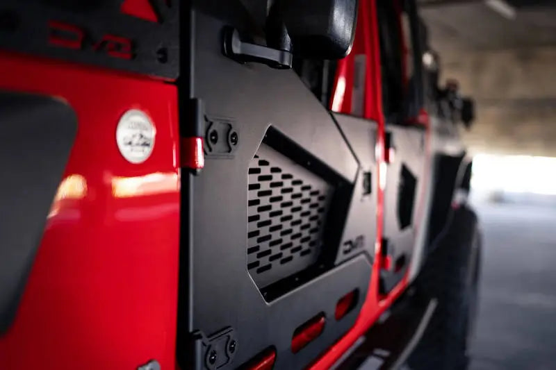 DV8 Offroad 18-22 Jeep Wrangler JL/JT Spec Series Half Doors - Front Set - Truck & Automotive