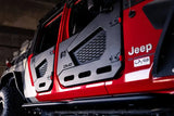 DV8 Offroad 18-22 Jeep Wrangler JL/JT Spec Series Half Doors - Front Set - Truck & Automotive
