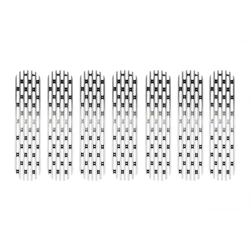 DV8 Offroad 2007-2018 Jeep JK Polished Grille Inserts - Bumpers