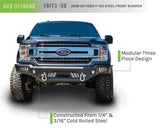 DV8 Offroad 2018+ Ford F-150 Front Bumper w/ Light Holes 