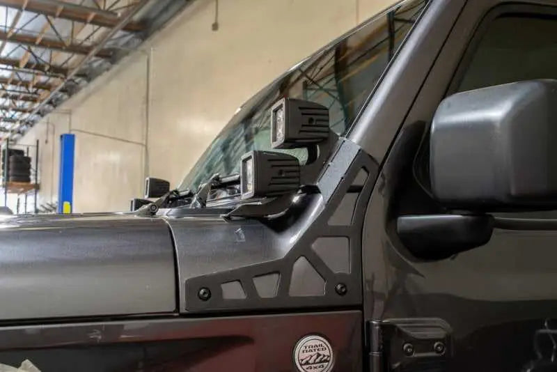 DV8 Offroad DV8 Offroad 2018+ Jeep Wrangler JL A-Pillar Pod Led Light Mount