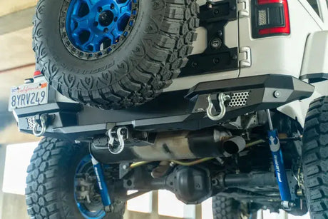 DV8 Offroad 2018 Jeep Wrangler JL MTO Series Rear Bumper w/ Optional Tire Carrier - Bumpers