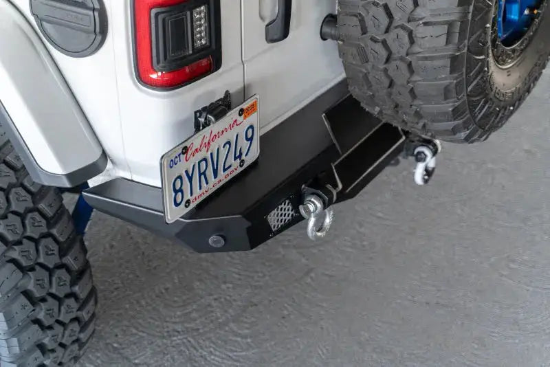 DV8 Offroad 2018 Jeep Wrangler JL MTO Series Rear Bumper w/ Optional Tire Carrier - Bumpers