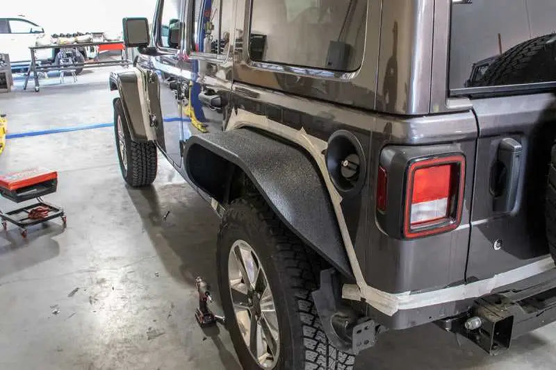 DV8 Offroad DV8 Offroad 2018+ Jeep Wrangler JL Wide Flat Fenders (Set of 4)