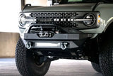 DV8 Offroad 2021+ Ford Bronco FS-15 Modular Front Bumper with Winch and Auxiliary Light Mounts.