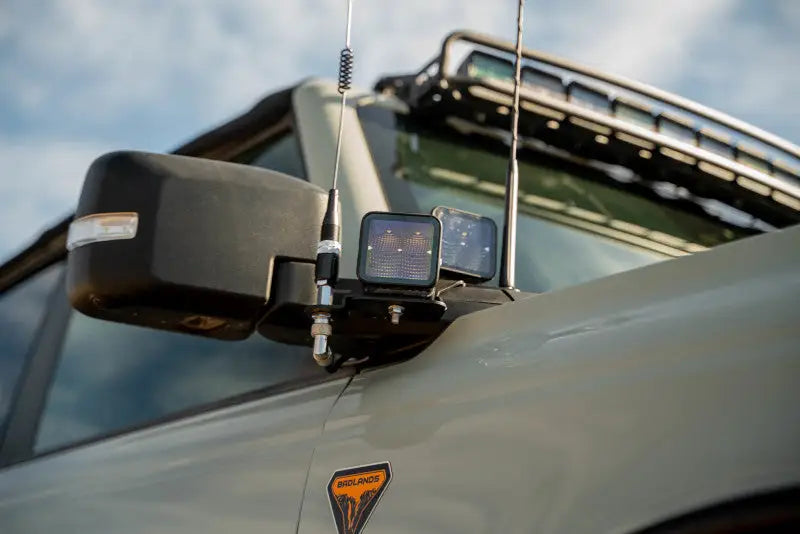 DV8 Offroad 2021 Ford Bronco A Pillar Dual Light Pod Drop Mounts - Lights