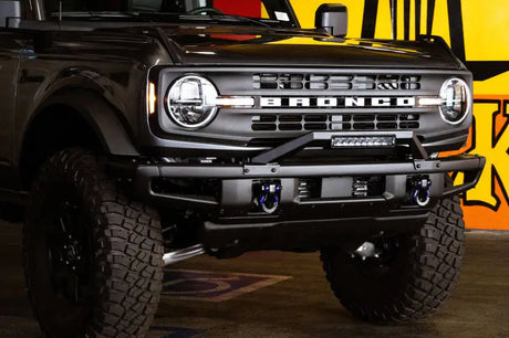 DV8 Offroad 21-22 Ford Bronco Factory Modular Front Bumper Bull Bar - Truck & Automotive