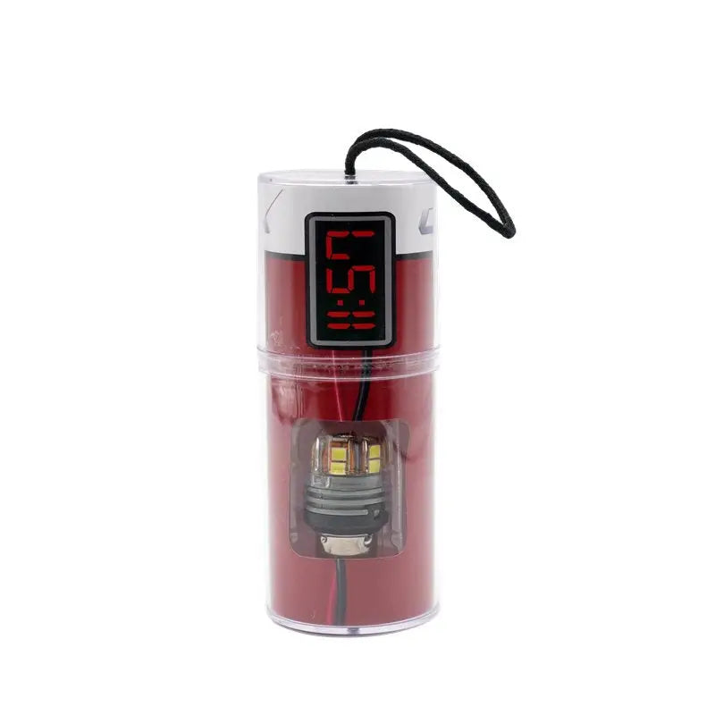 ODX Dynamite Series 1157 white LED car bulb in clear pack with display