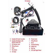 ULTRACOOL Dyna Oil Cooler Front Mount Dyna `93 17 Gloss Blk