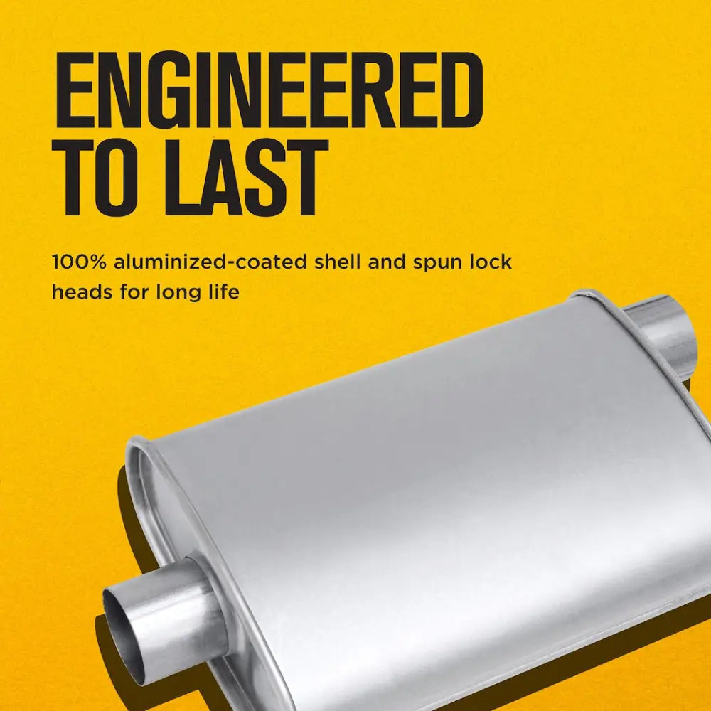 Dynomax Proven Reverse Flow Design Exhaust Muffler 17712 - Turbo 18 DO