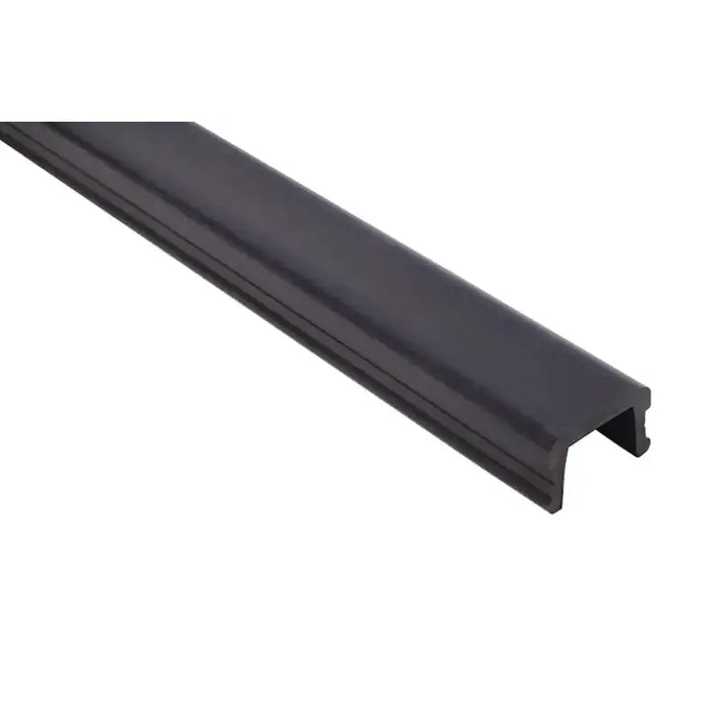 Dark gray U-channel rubber trim for truck bed bed board from DZ42 Dee Zee 24 inch
