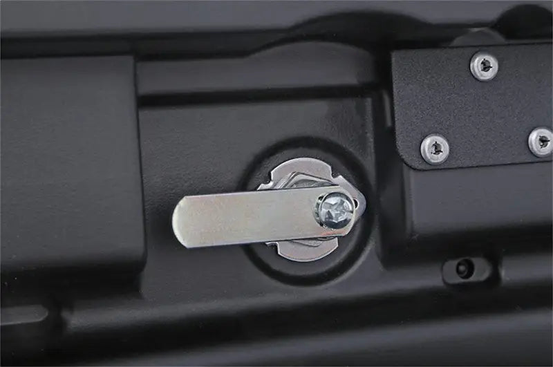 Dee Zee DZ6170P tool box silver metal latch with flat rectangular handle