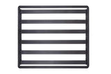 Black metal roof rack on DZ7357049HP Dee Zee Hex Platform for pickup trucks