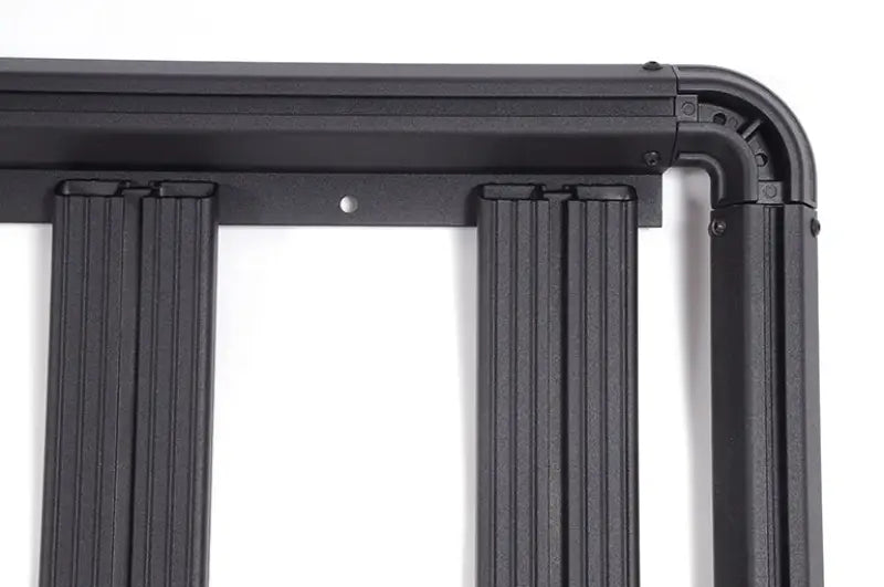 Black metal frame with vertical slats for DZ7357049HP Dee Zee +Hex Platform truck bed