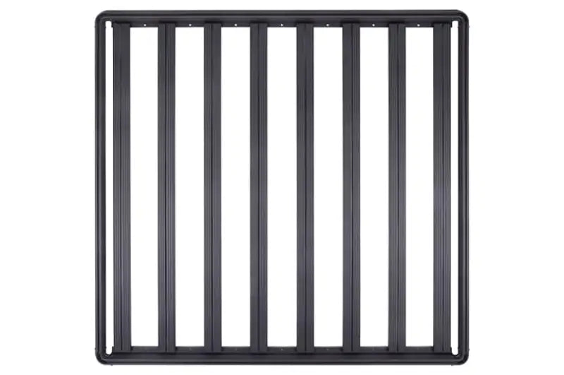 Black metal roof rack on DZ7365065HP Dee Zee +Hex Platform 65x65 for trucks