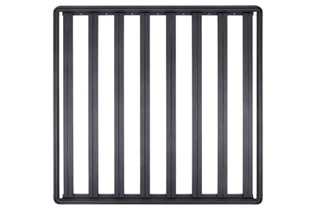 Black metal roof rack on DZ7365065HP Dee Zee +Hex Platform 65x65 for trucks