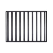 Black metal roof rack on DZ7365081HP Dee Zee platform for extra cargo space