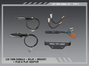 Yoshimura Fender Eliminator V2 Body 075BG-STD-C-K - FE Stnd Led Turn Sig Kit