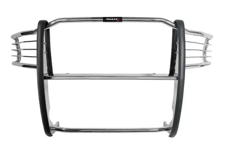 Chrome and black grille guard for Ford F150 E0043S Trailfx Grille Guard Pss