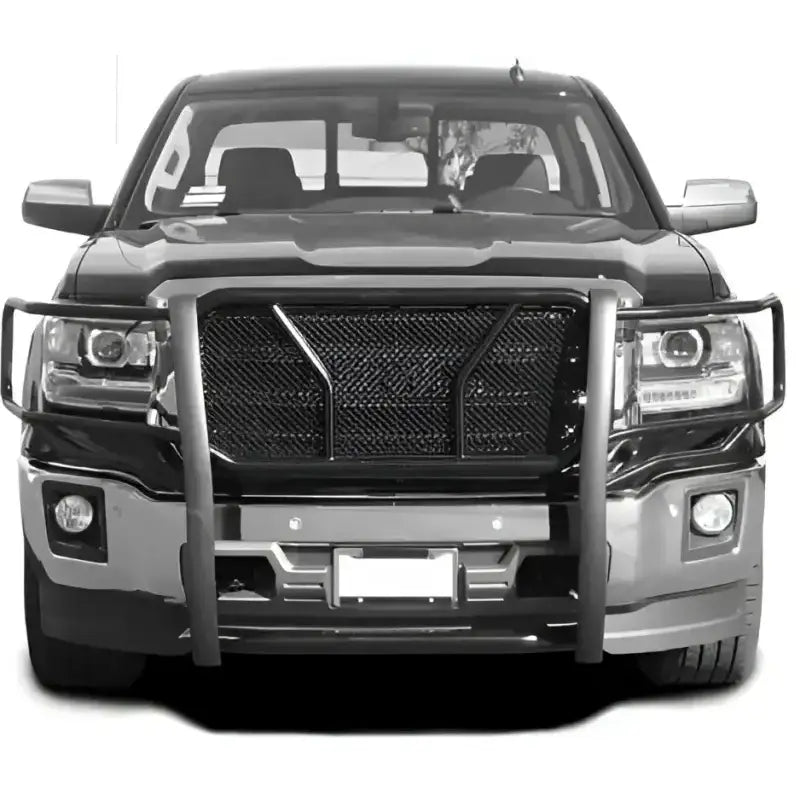 E0513B Trailfx Ext Grill Guard 2019 Chevy 1500 Blk - Grille