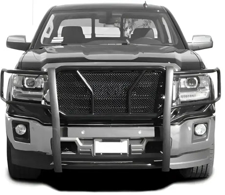 E0513B Trailfx Ext Grill Guard 2019 Chevy 1500 Blk - Grille
