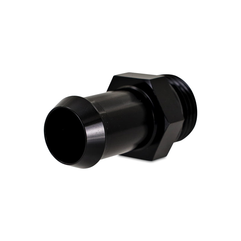 Mishimoto MMFT-10-34BK Mishimoto -10 ORB to 3/4in Hose Barb Aluminum Fitting - Black