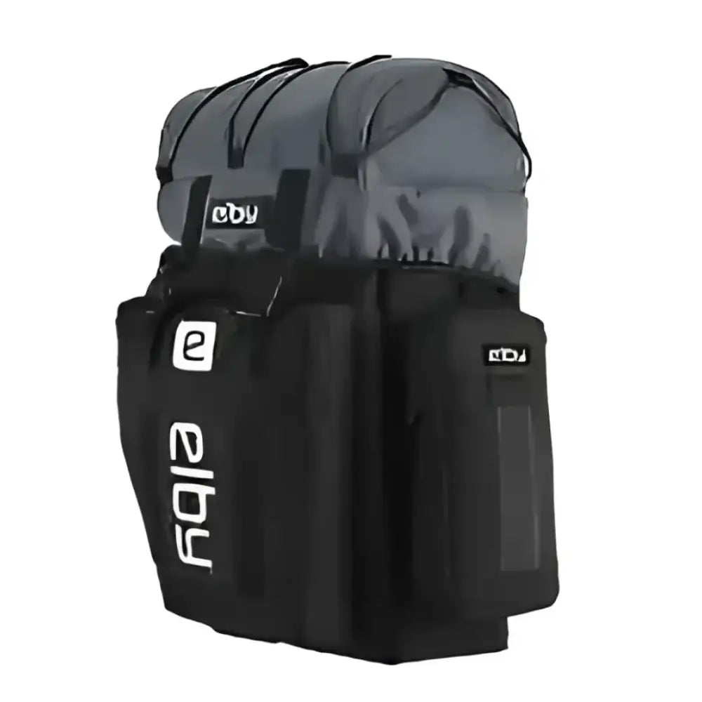 Elby Bikes E08151 Pannier Bag Black with White Logo.