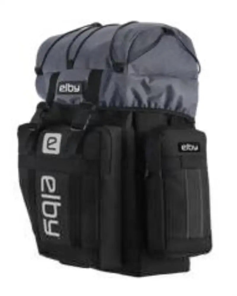 Elby Bikes Pannier Bag Black with Putty Logo E08156.
