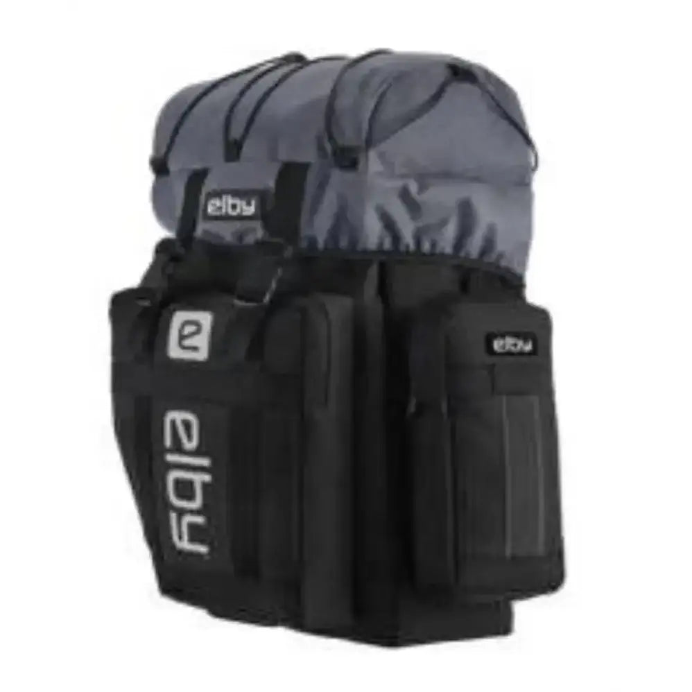 Elby Bikes Pannier Bag Black with Putty Logo E08156.