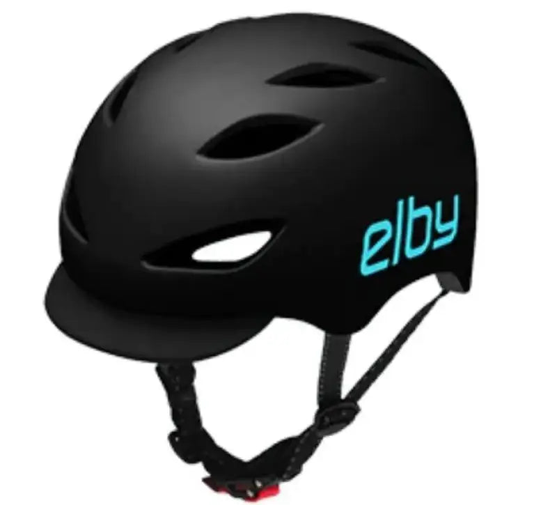 Elby Bikes Urban Commuter Helmet in black, size M/L, with Vsr technology.