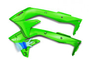 Cycra 1CYC-1867-72 Cycra 16-18 Kawasaki KX450F Powerflow Radiator Shrouds - OEM Green