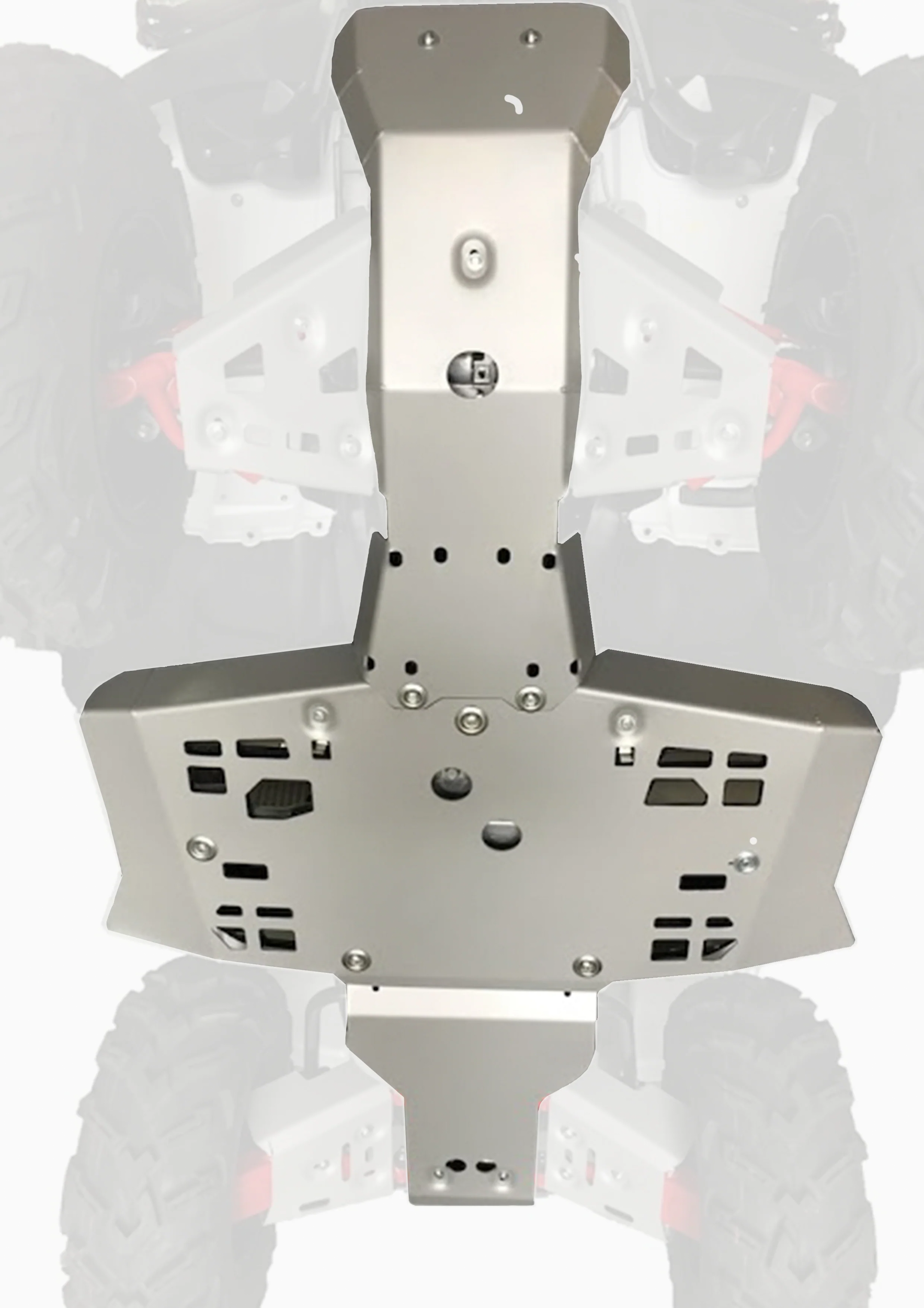 Rival Powersports USA Alloy Skid Plates Guards/Braces 2444.2110.1 - Central Plate