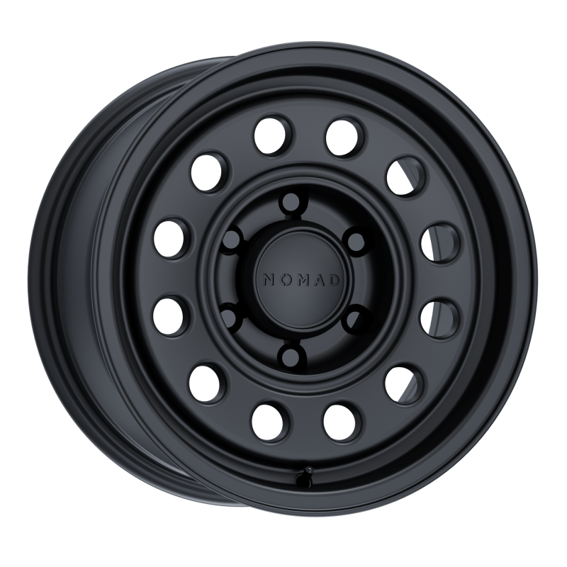 Nomad N501SB-57060-10 Nomad N501SB Convoy 15x7in / 6x139.7 BP / -10mm Offset / 107.95mm Bore - Satin Black Wheel