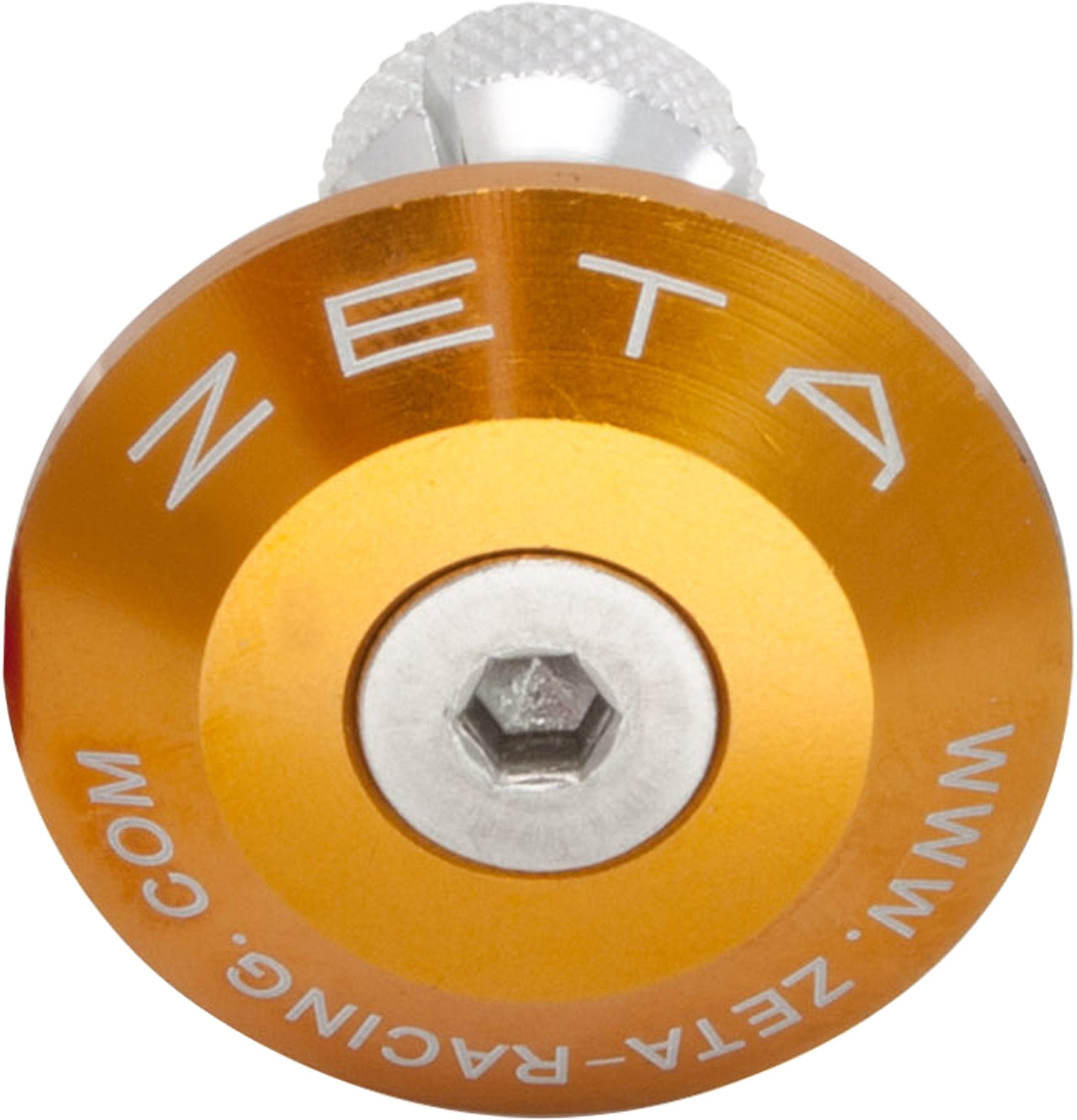 Zeta Bar End Plugs Hand Controls ZE48-7004 - Gold Plug