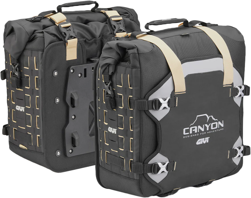 Givi Gravel-T AND Canyon Bags
