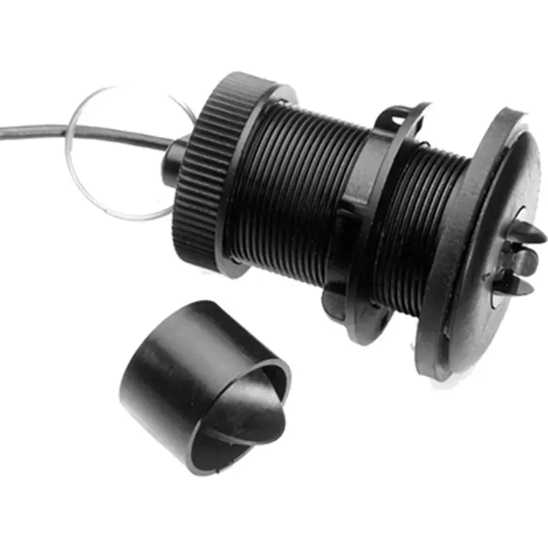 Black threaded electrical connector for Raymarine Spd Tmpsnsr Th Pllo-Pro St40/60/290