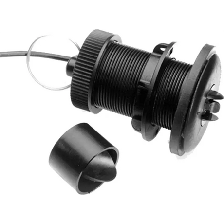Black threaded electrical connector for Raymarine Spd Tmpsnsr Th Pllo-Pro St40/60/290