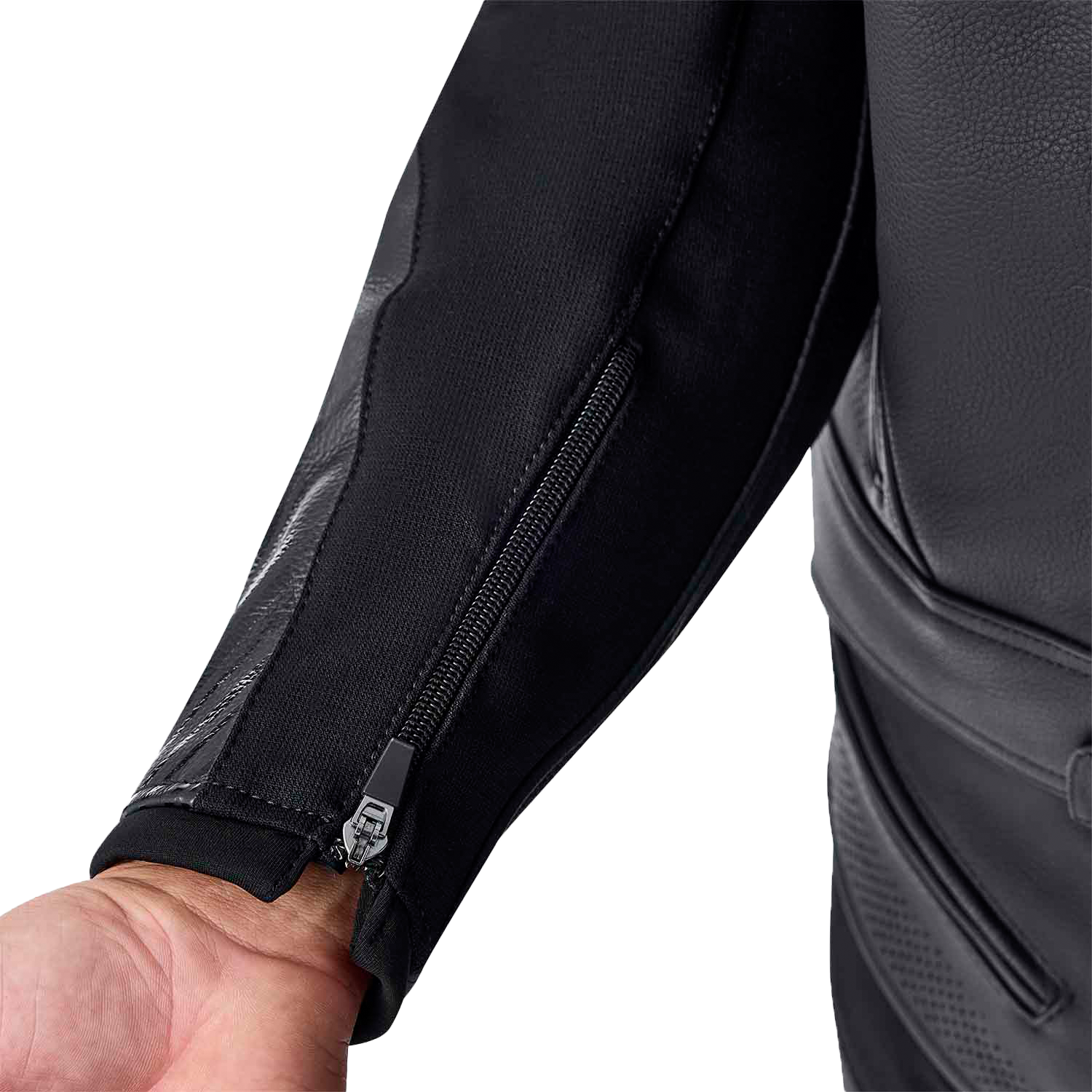 Tractech Evo D3o Jacket Blk/Whi Leather 3x