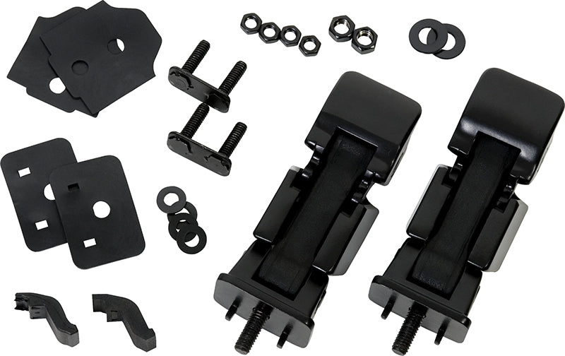 Kentrol 50571 Kentrol 07-18 Jeep Wrangler JK Hood Catch Pair - Powdercoat Black