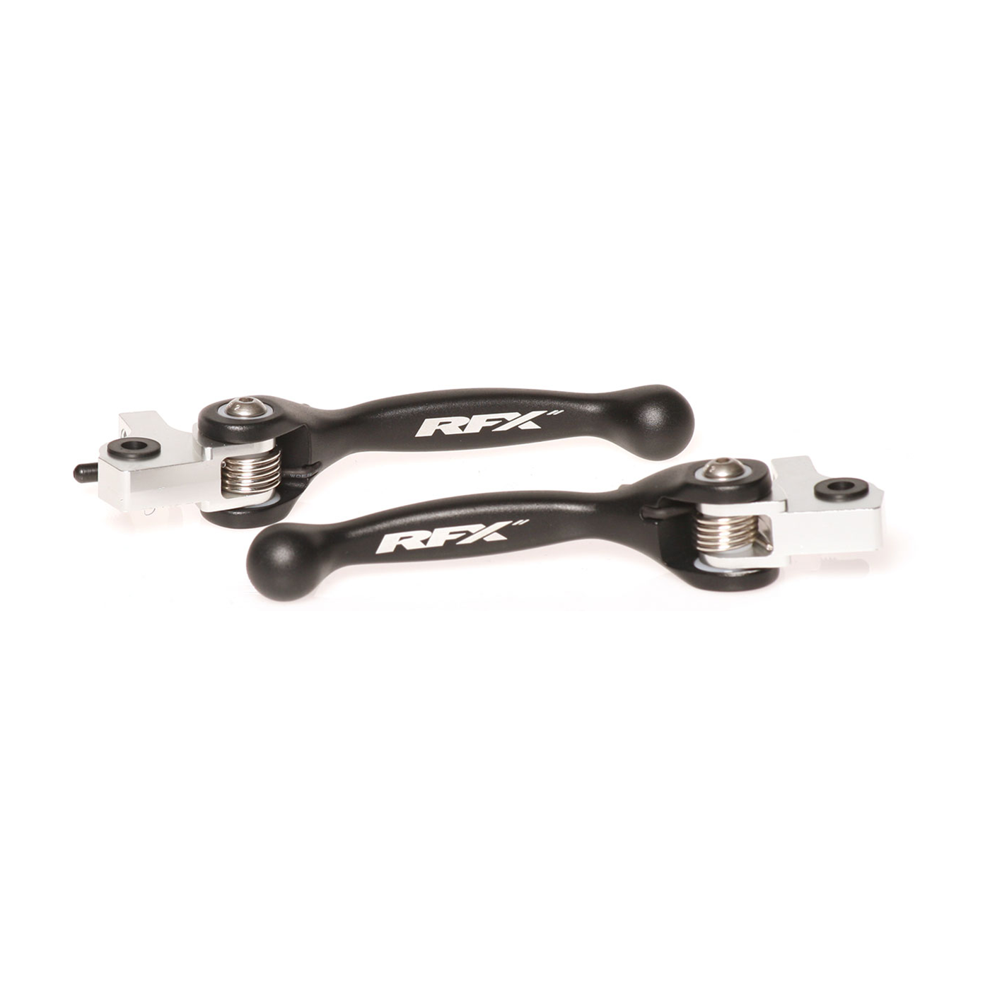 RFX Forged Aluminum Flex Levers FXFL 50600 55BK - Black Flexible Lever Set Husq GAS