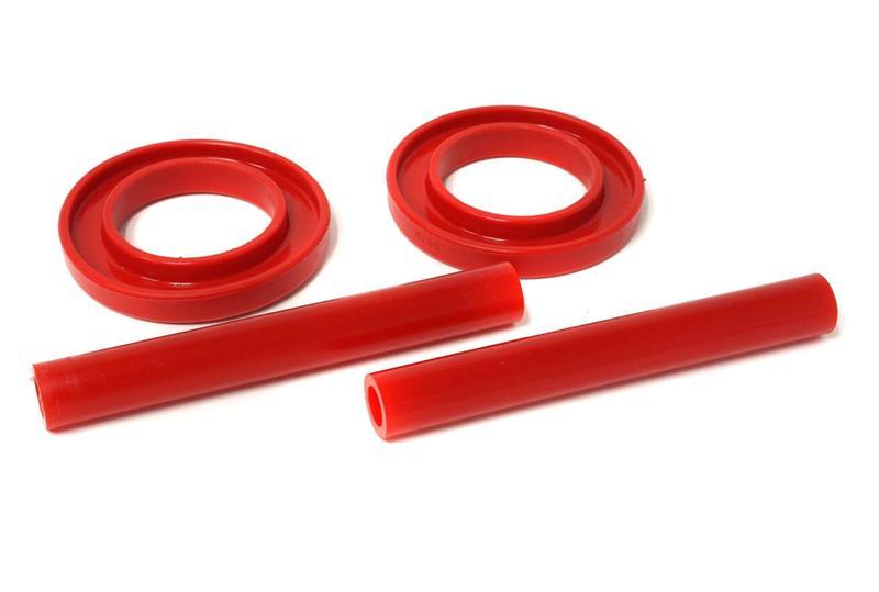 Energy Suspension 9.6112G Energy Suspension Universal 3/4in ID 1-5/32in OD 10in H Black Coil Spring Isolators (2 per set)