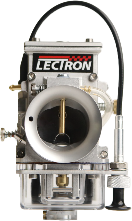 Lectrons LLC Carburetor Kit for Intake/Carbon/Fuel System 1481-HDX-+-C34-S - Carbon Billetron Hdx 96-124CI 34 Cable