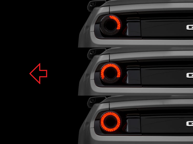Raxiom 393827 Raxiom 15-22 Ford Mustang Halo LED Tail Lights - Gloss Black Housing (Smoked Lens)