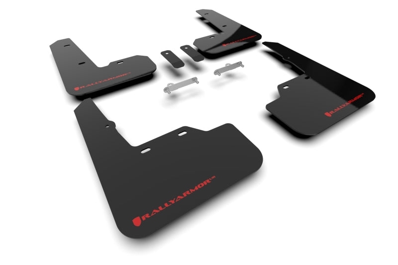 Rally Armor MF92-UR-BLK/RD Rally Armor 2022 Subaru WRX Black UR Mud Flap w/ Red Logo
