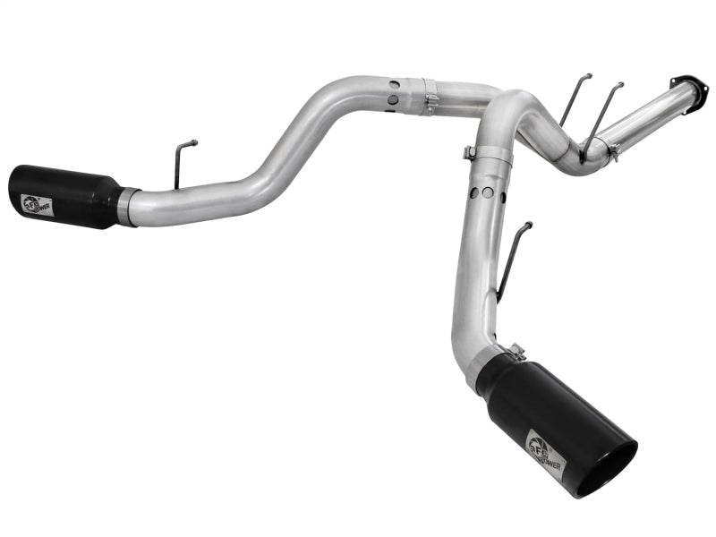 aFe 49-03065-B aFe Atlas Exhaust 4in DPF-Back Al Steel 11-14 Ford Diesel Trucks V8-6.7L (td)