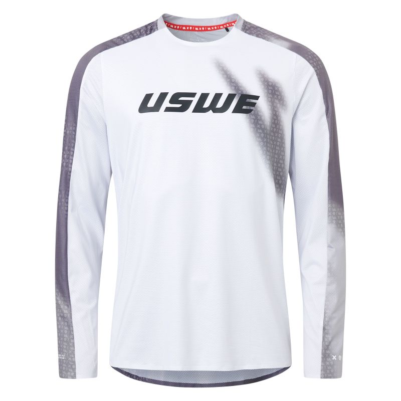 USWE 80951021025104 USWE Kalk Off-Road Jersey Adult White - Small - 80951021025104