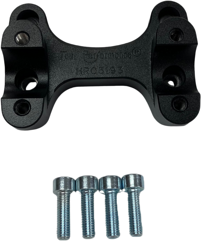 Helibars Risers HR05193-BA - Black Handlebar Tour
