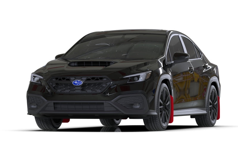 Rally Armor MF92-UR-RD/BLK-X Rally Armor 2022+ Subaru WRX Red UR Mud Flap Altered Font Black Logo
